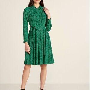 Nanette Lepore Shamrock Sleeveless Animal Print Dress